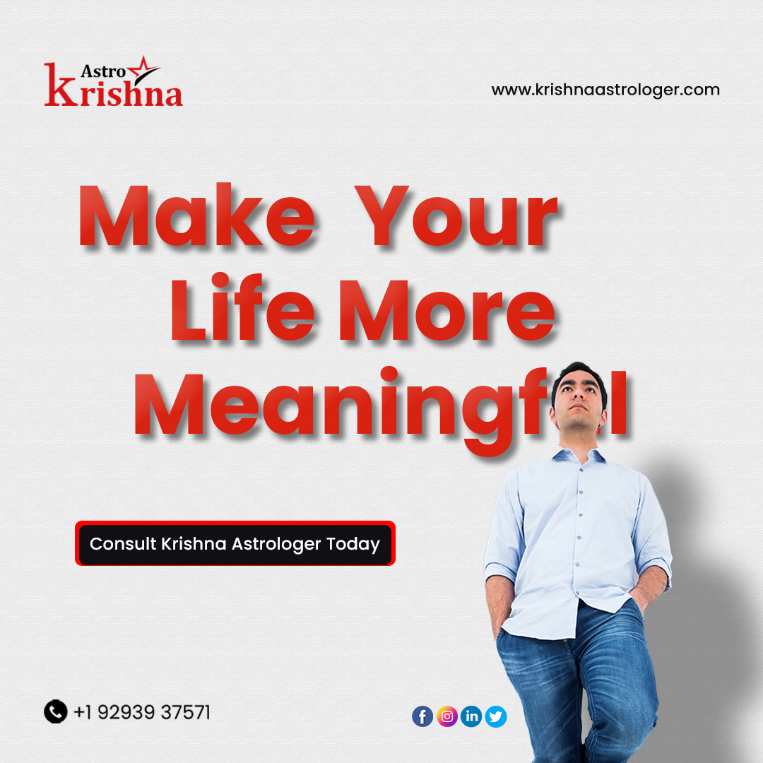 How to Make Your Life More Meaningful?
Consult Pandit Krishna Best Indian Astrologer in USA, the most honest and accurate astrologer who will be your perfect guide through the maze of life.
Contact at (+1) 929 393 7571
Visit Us: https://www.krishnaastrologer.com/
==========================
Follow Our Instagram Page:
https://www.instagram.com/krishnaastrousa/